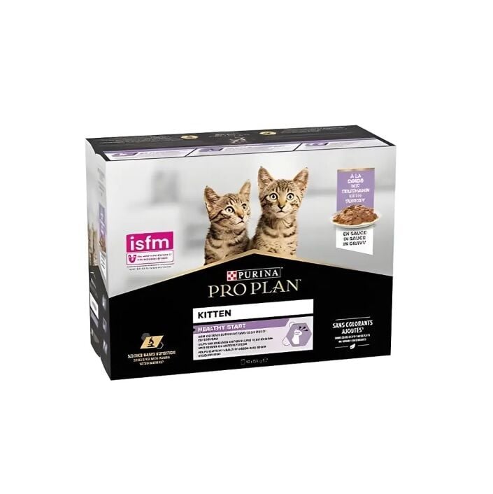 ProPlan Kitten Pouch Hindili Yavru Kedi Konservesi 85gr x 10 Adet