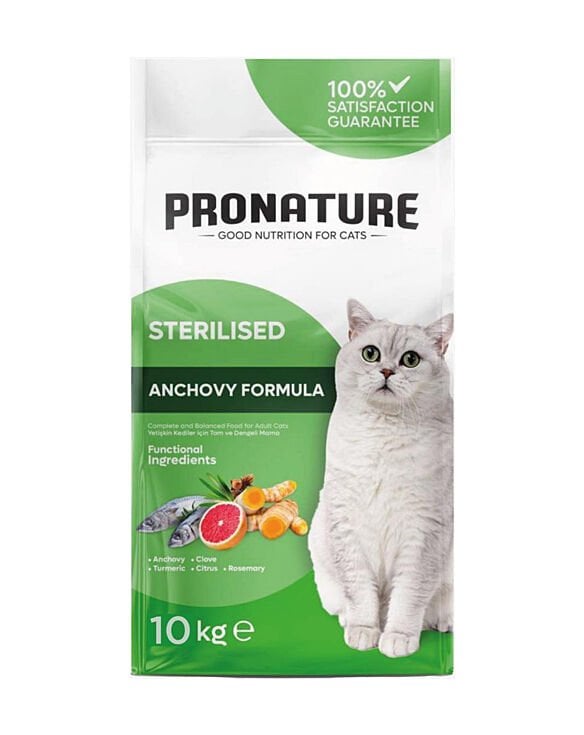 Pronature Hamsili Kısır Kedi Maması 10 Kg