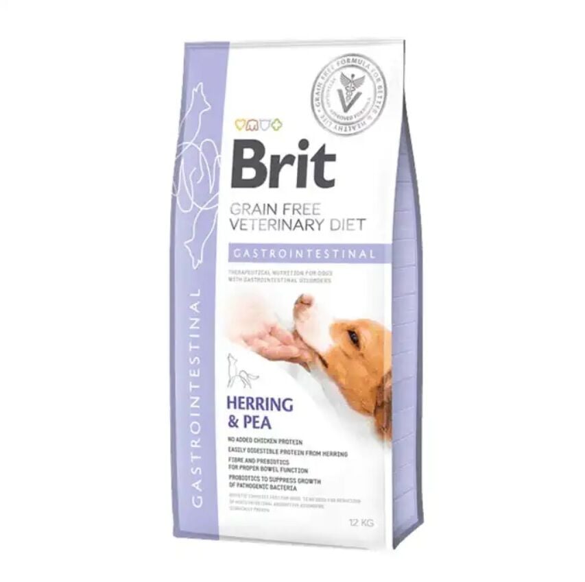 Brit Veterinary Diet Gastrointestinal Sindirim Sistemi Destekleyici Tahılsız Köpek Maması 12kg