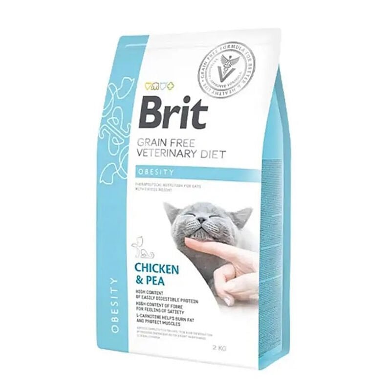 Brit Veterinary Diet Obesity Kilo Kontrolü İçin Tahılsız Kedi Maması 2 kg
