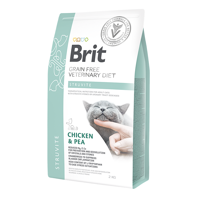 Brit Care Brit Veterinary Diet Struvite İdrar Yolu Sağlığı Destekleyici Tahılsız Kedi Maması 2kg