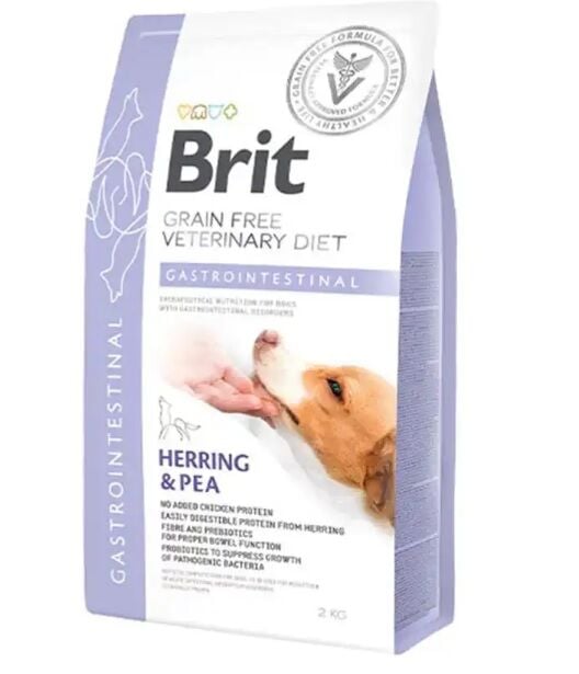 Brit Veterinary Diet Gastrointestinal Sindirim Sistemi Destekleyici Tahılsız Köpek Maması 2kg