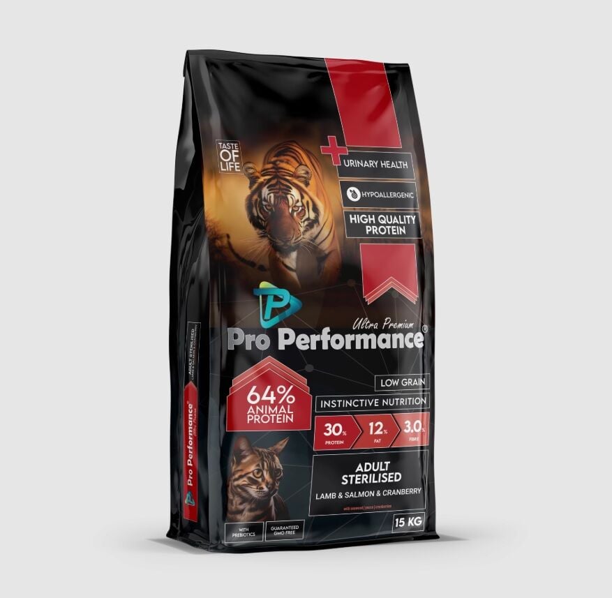 Pro Performance Sterilised Kısır Kedi Kuru Maması Kuzu Somonlu 15kg