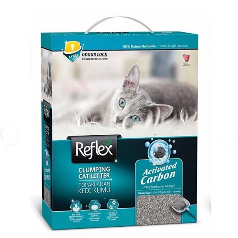 Reflex Aktif Karbonlu Süper Hızlı Topaklanan Kedi Kumu 10lt
