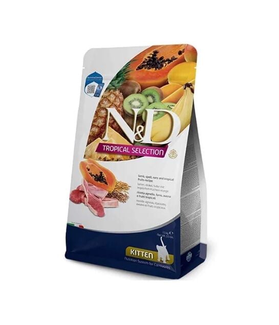 N&D Tropical Kuzu Etli Yavru Kedi Maması 1,5kg
